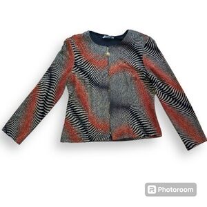 JOSEPH RIBKOFF beautiful women vintage blazer animal print